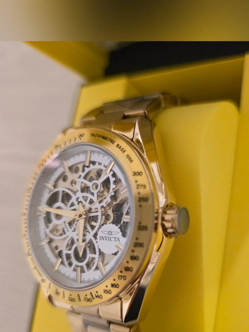 444. Invicta Objet D Art Excelsior Automatic Men's Watch w/ Skeleton Dial - 43mm